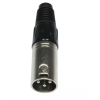 XLR-3W Вилка мікрофонна XLR на кабель, 3 контакти